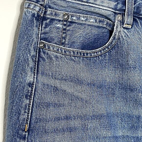 SLVRLAKE FRAYED ‎  DENIM MIDI  SKIRT SIZE 28 NWT - Picture 5 of 9